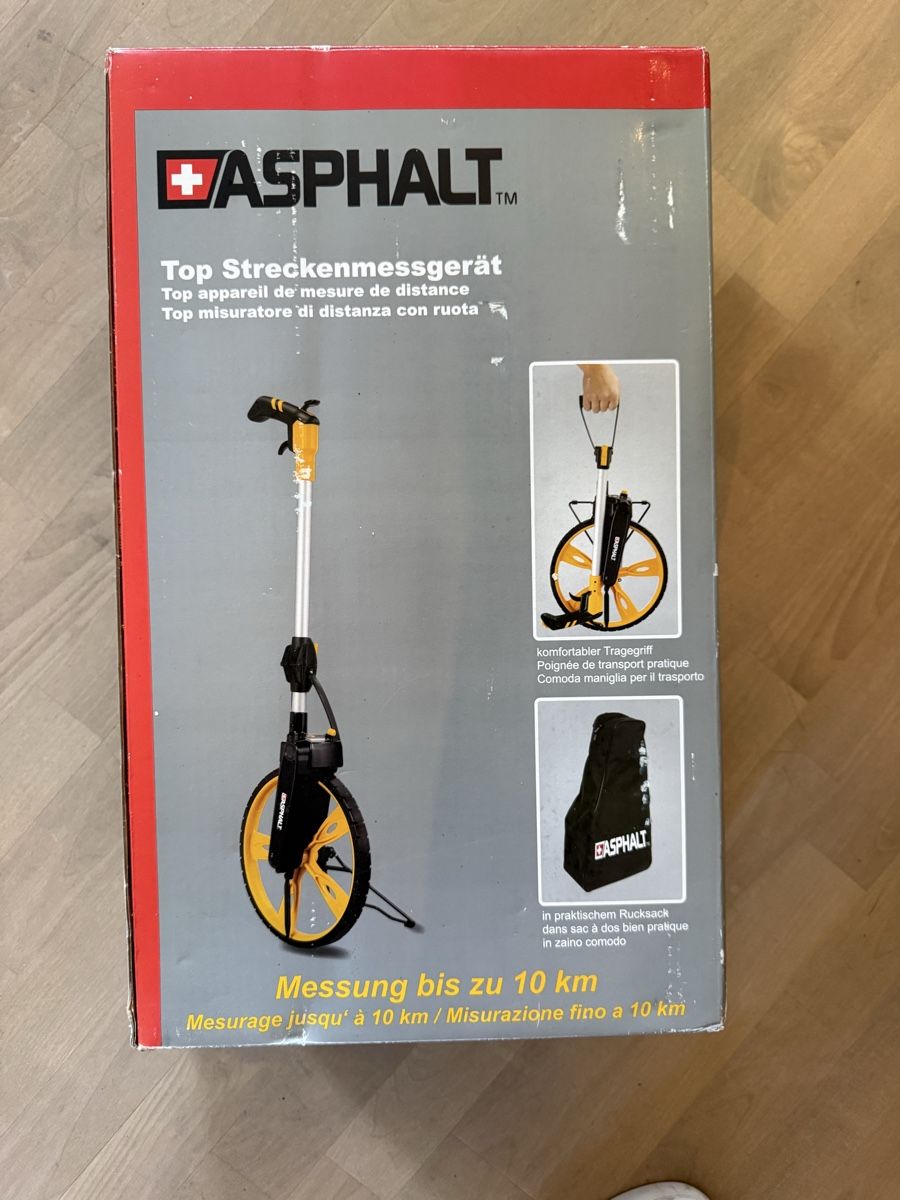 Mesurer: Asphalt Streckenmessgeraet wie neu mit Rucksack – Neuf (Voir description) à Menzengrüt par SC1973