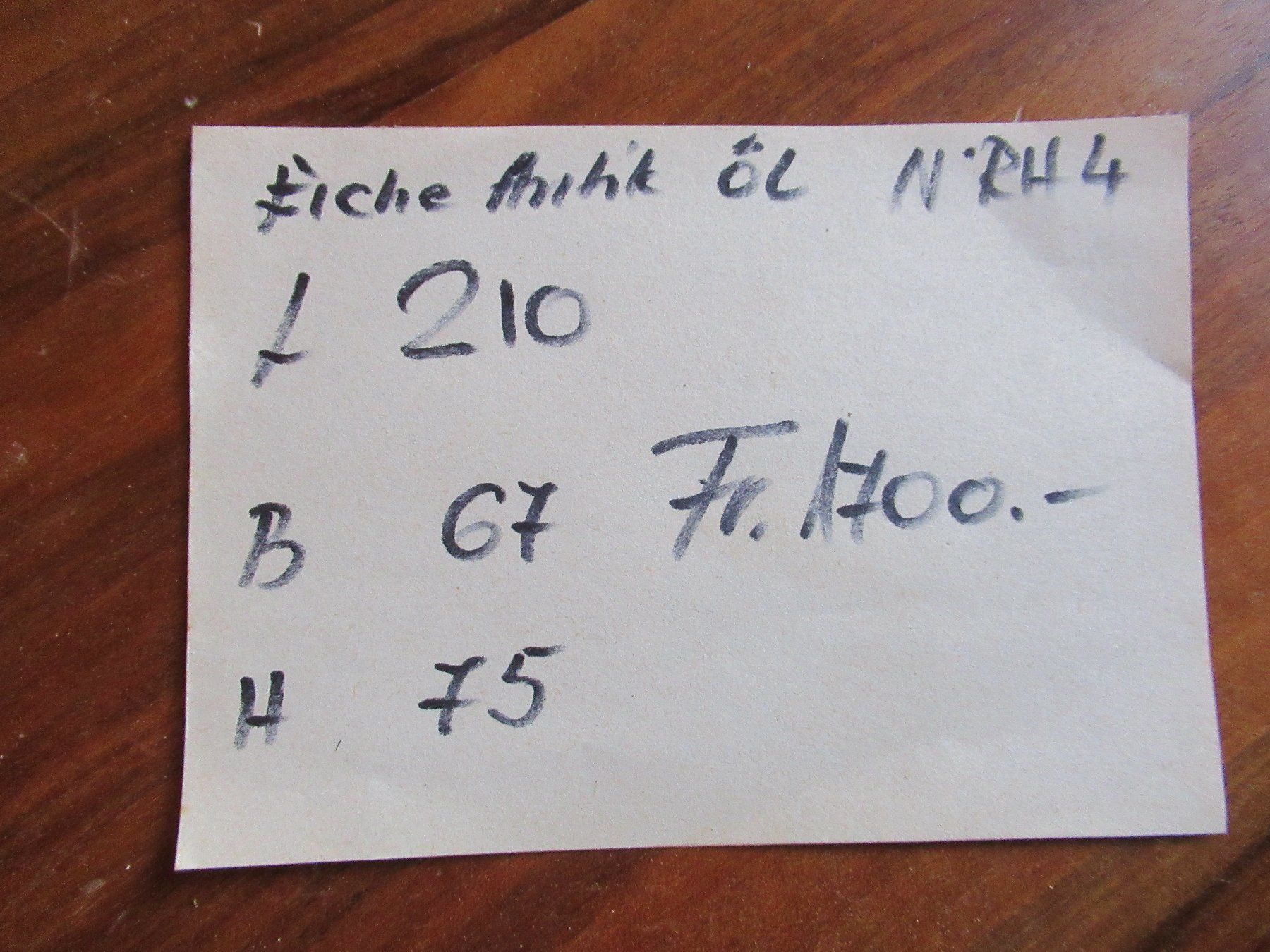 Tische: Antiker Tisch (Eiche/210) – Gebraucht aus Berg SG von Pizza58 7