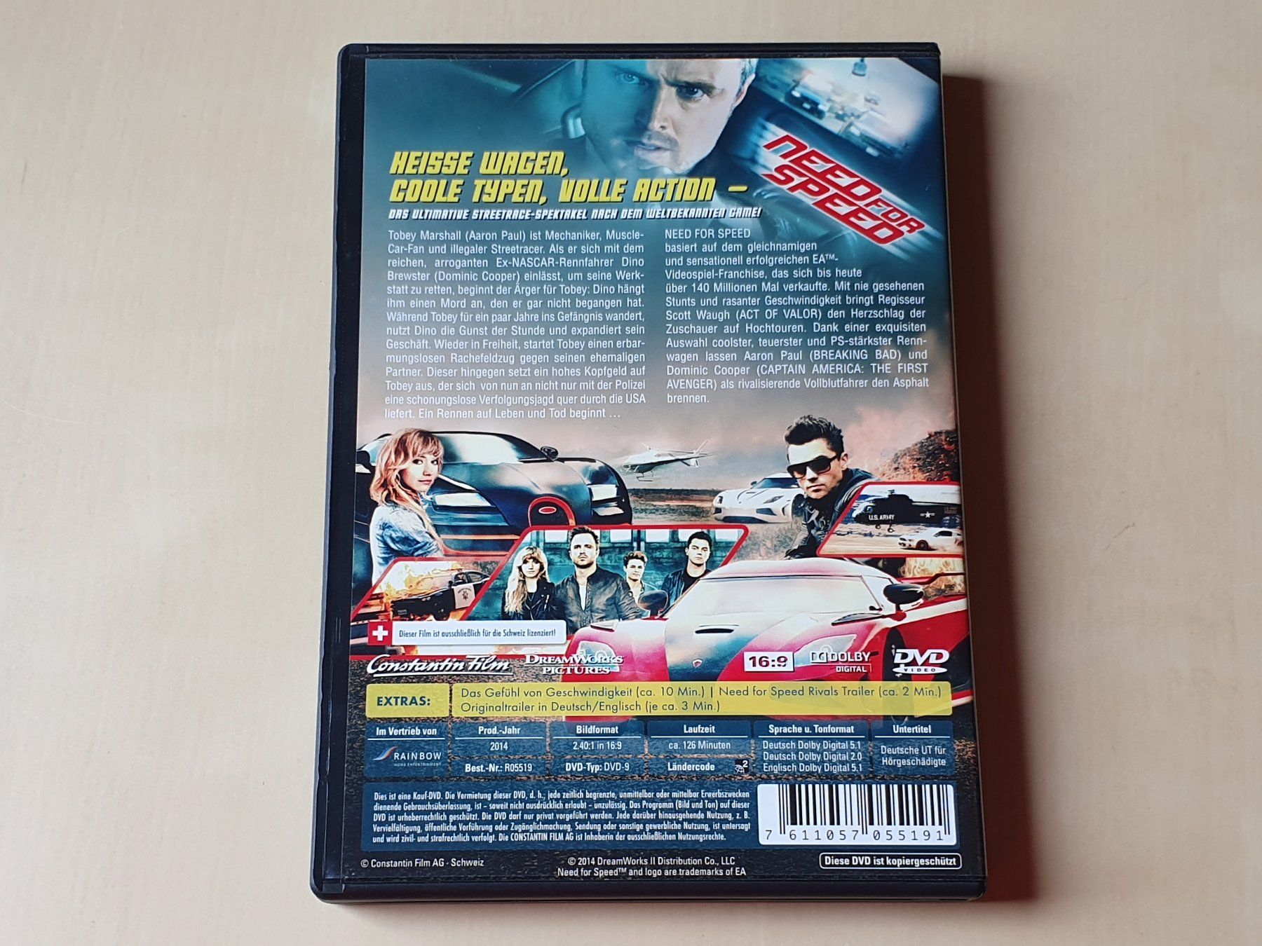 Tutti i DVDs: Need for Speed – Usato da Stansstad venduto da collectorsshop 1