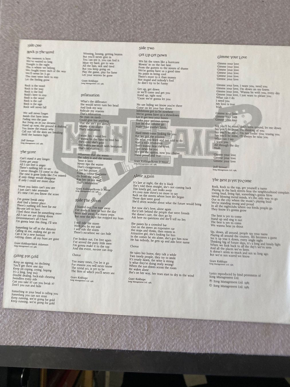 Dischi in vinile: Maineeaxe* – Going For Gold – Nuovo (secondo la descrizione) da Abtwil SG venduto da steph61 4
