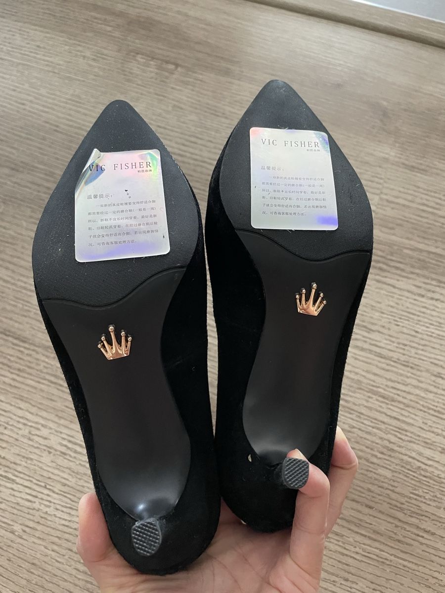 Scarpe da donna: Sparkling Black Sock Boots - Size 34-35 - Elegant for Winter – Nuovo (secondo la descrizione) da Vessy venduto da jie_gl9n 3
