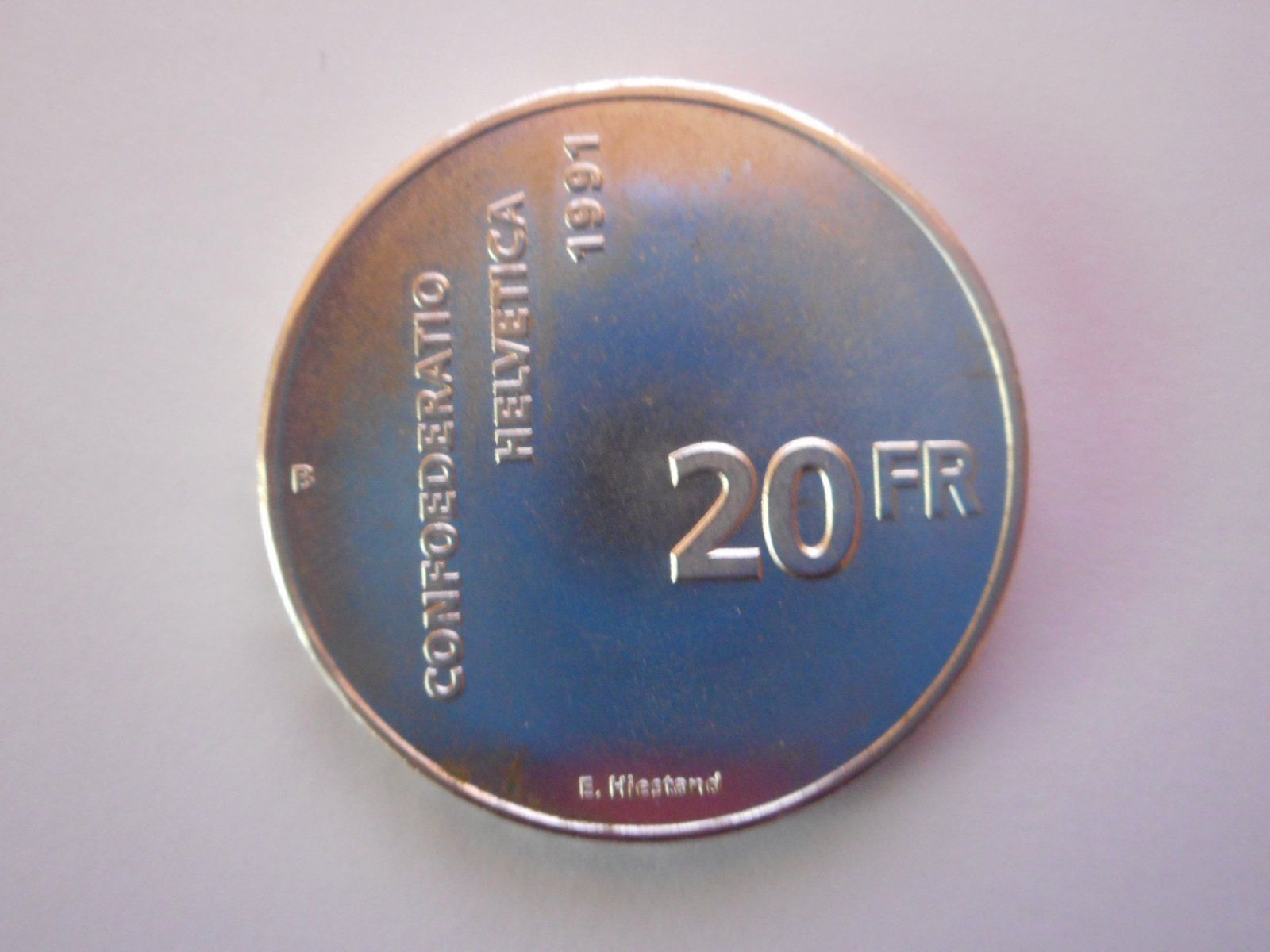 Tutti le monete: 20 Fr. Silber 1991 - 700 Jahre Eidgenossenschaft – Nuovo (secondo la descrizione) da Kriegstetten venduto da pizlad2010