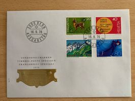 Sonderpostmarken 1976 Timbres-Poste Briefeinwurf