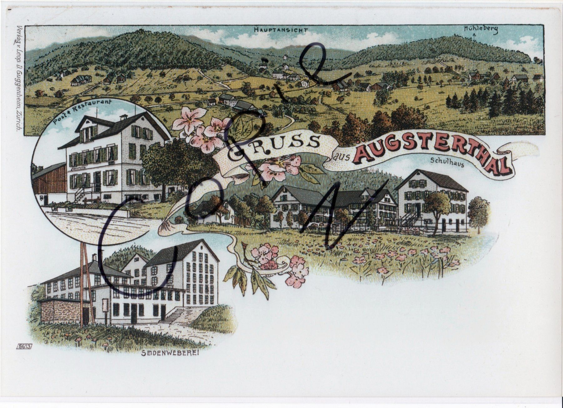 Cartoline postali: Gruss aus Augsternthal / Aeugstertal ?? – Usato da Fällanden venduto da Blausegelfliege