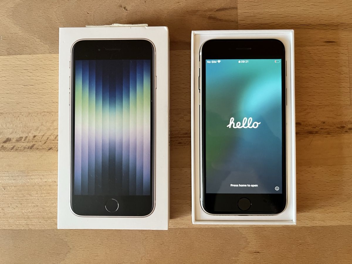 Apple Handys / Smartphones: IPhone SE 2022, Starlight 128GB – Neu (gemäss Beschreibung) aus Zürich von jon_zxh6