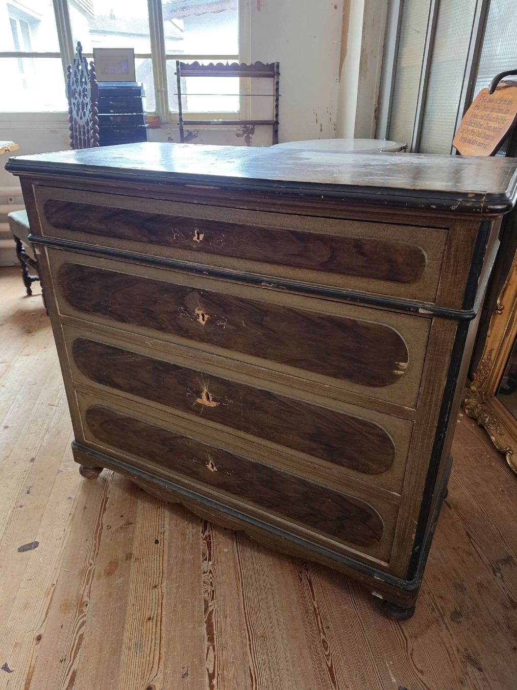 Cassettiere: Antike Kommode,  restaurationsbedürftig – Usato da Mettlen venduto da elios0888 5
