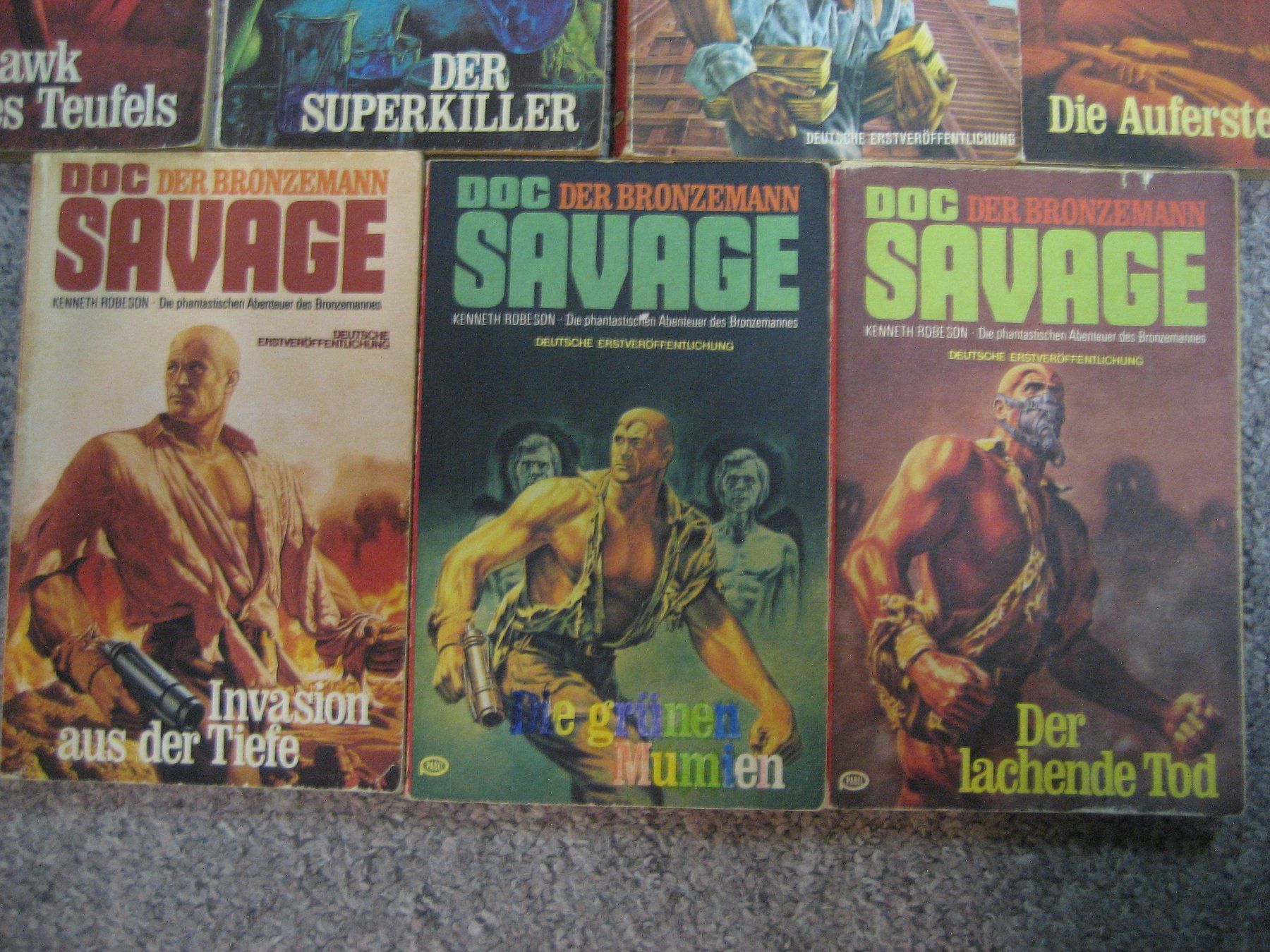 Libri: 7 Doc Savage Taschenbücher – Usato da Bottighofen venduto da Spiderman61 3