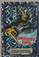 TCG NINJAGO TRADING CARD SERIE 1 # 176 SPINJITZU ZANE FOIL