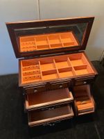 Schmauch-Schatulle aus Holz mit 2 Schubladen zum öffnen