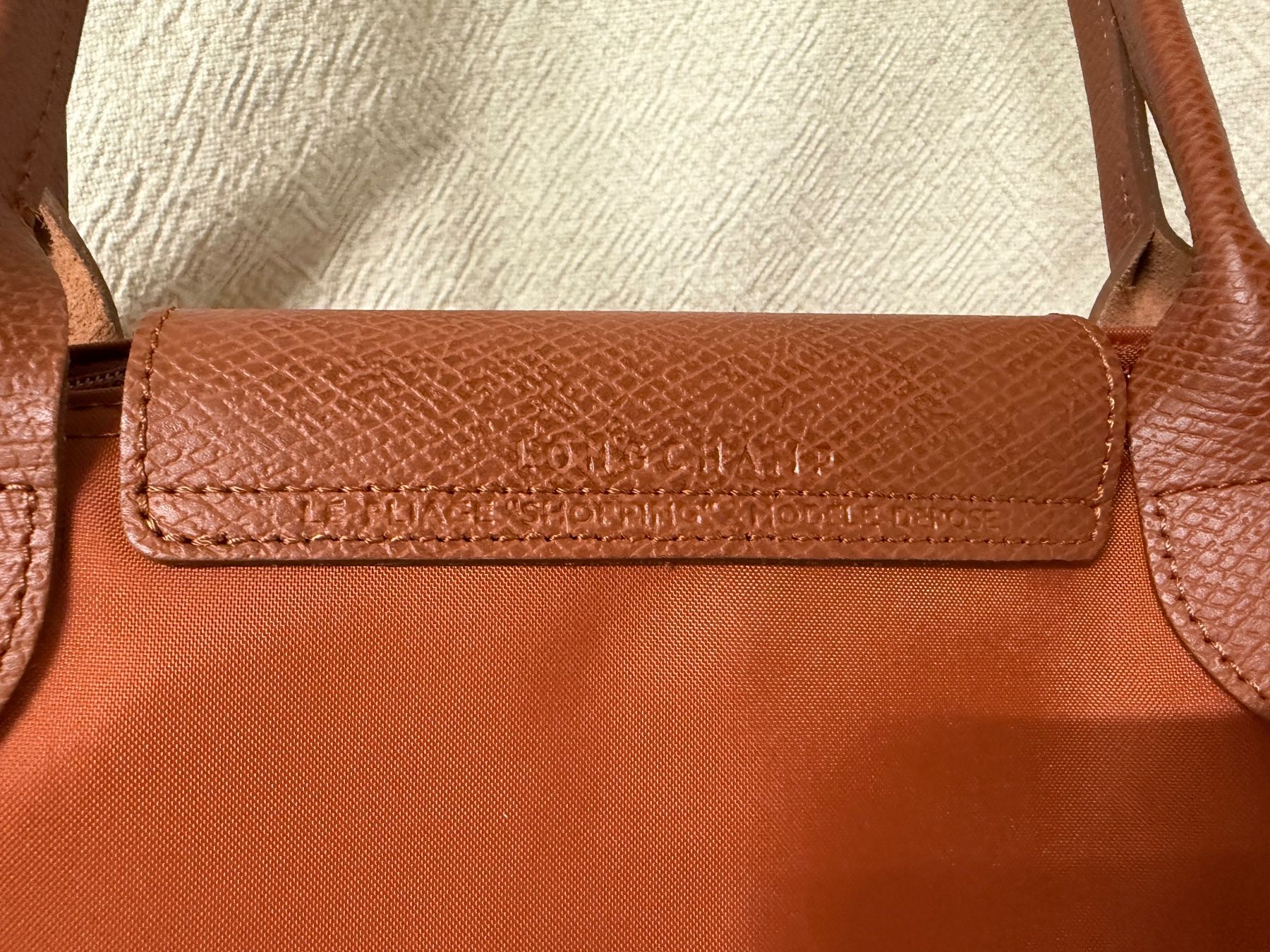 Longchamp Borse da donna: Longchamp Le Pliage L Cognac Leder/Nylon Herbst ... – Usato da Basel venduto da Majae02 1