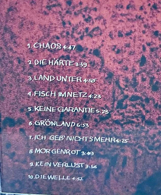 CD: Chaos - Grönemeyer  – Usato da Eschenbach LU venduto da arin91 2