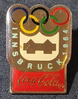 V384B Pin Coca Cola Olympic Games Olympiade - Innsbruck 1964