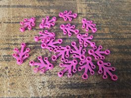 lego 2423 lot de 16 pièces Magenta Plant Leaves 4 x 3