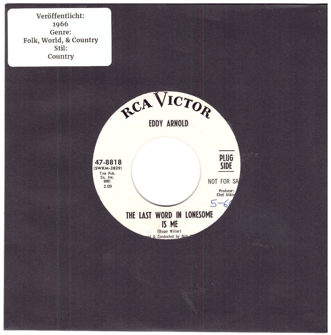 Dischi in vinile: EDDY ARNOLD – Usato da Bassersdorf venduto da house-of-vinyl