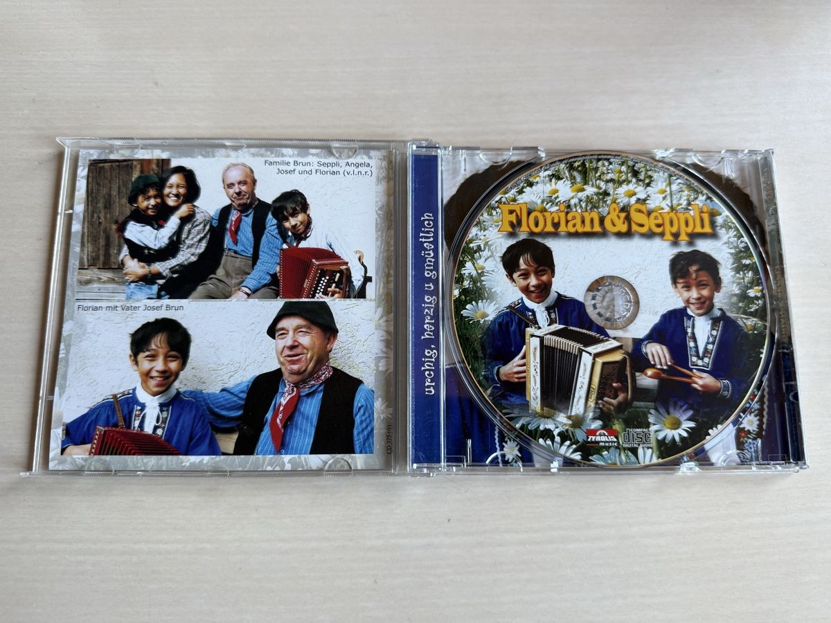 CD: Florian & Seppli CD urchig, herzig u gmüetlich  – Usato da Oberried Brienz venduto da Chyara 2