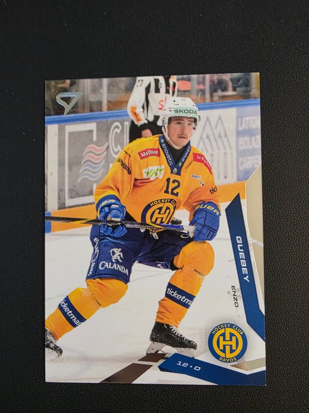 Sportzoo Carte collezionabili: 2025/26 HCD Davos Enzo Guebey Base - Series 2 – Usato da Bauma venduto da Yotanke
