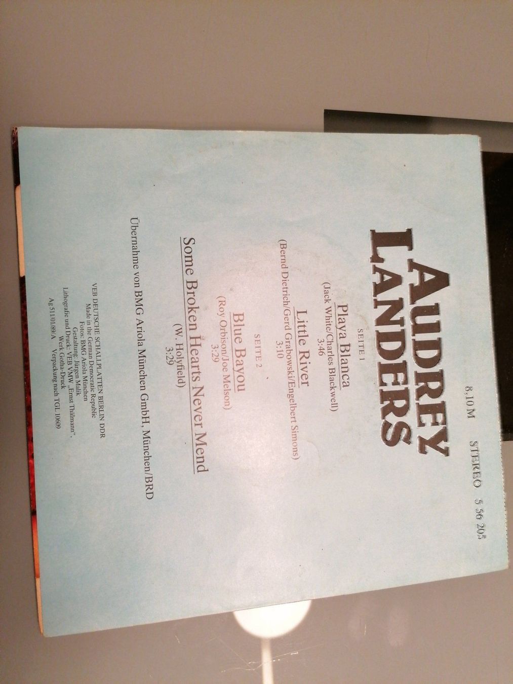 Dischi in vinile: Single Schallplatte Audrey Landers – Usato da Büttikon AG venduto da Amineah 1