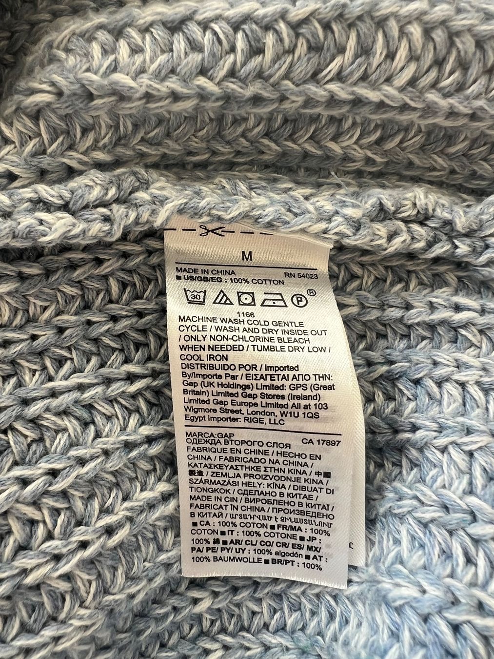 Gap Maglioni & Felpe: GAP hellblauer Pullover Damen Grösse M – Usato da Schenkon venduto da beetastic 5