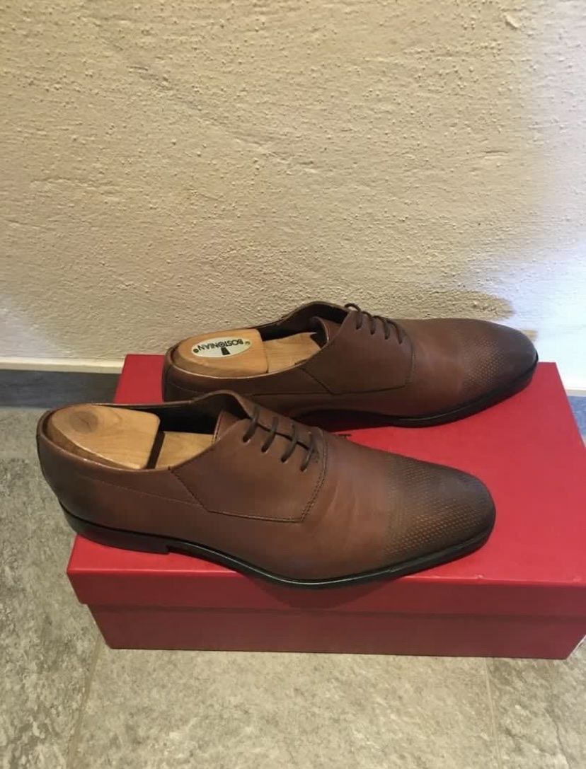 Hugo Boss Herrenschuhe: Hugo Boss Men's Leather Shoes Size 40 – Neu (gemäss Beschreibung) aus Buttikon SZ von Maxwelltime 1