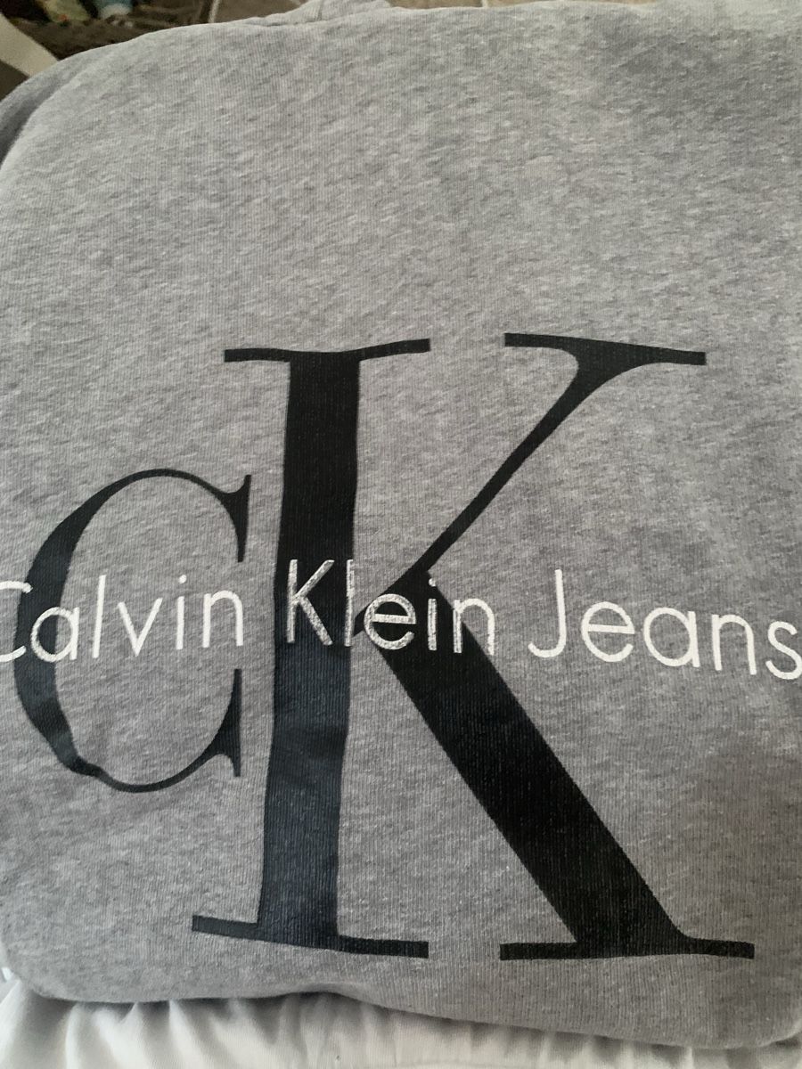 Calvin Klein Maglioni & Felpe: Original Calvin Klein Jeans Kapuzenpullover Grau Gr. M – Usato da Ellikon an der Thur venduto da Bali1999 4
