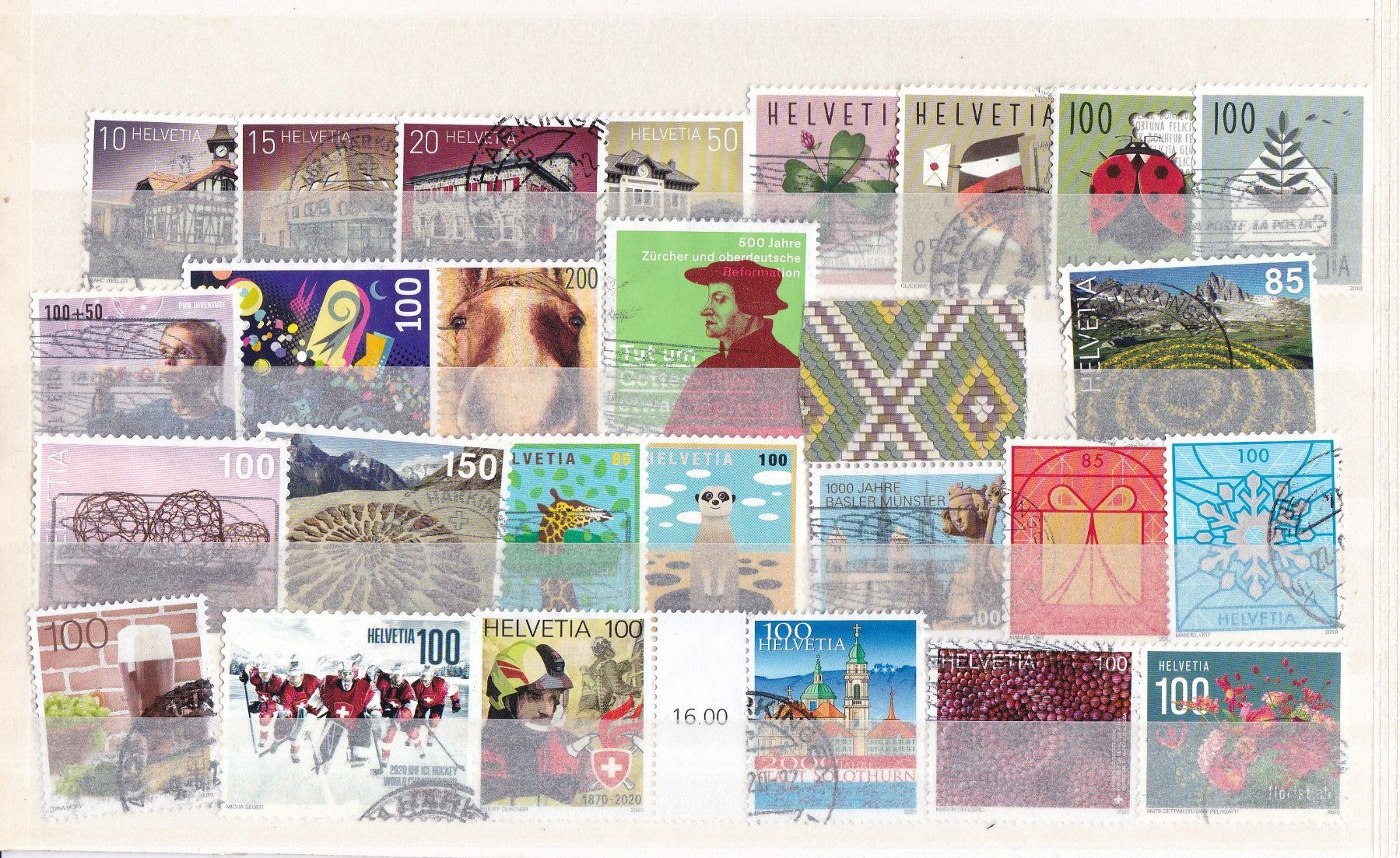 Tutti i francobolli: CH Briefmarken Lot bis 2020 – Usato da Münchwilen AG venduto da Nesar 5