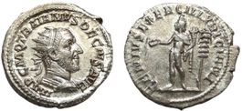TRAJAN DECIUS AR Antoninianus (249-250 AD). Top !