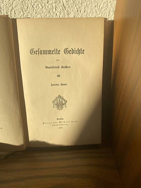 Libri: Gottfried Keller Gedichte antiquarisch – Usato da Maur venduto da chr_x8zv 1