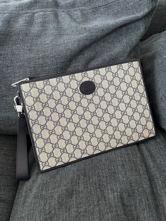 Gucci G Pouch Flat Monogram