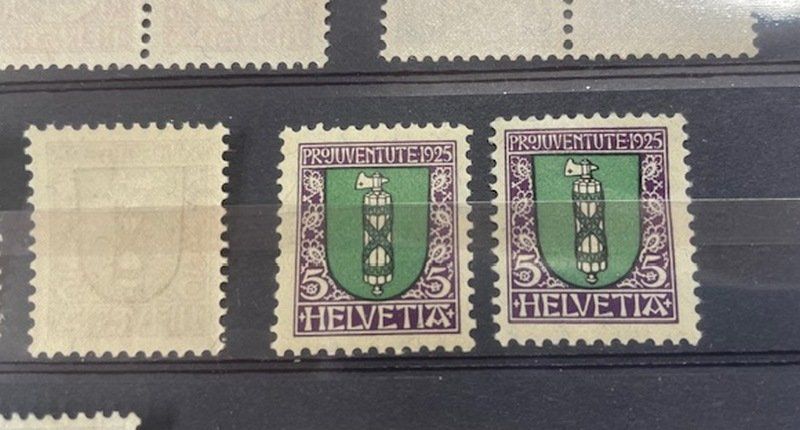 Tutti i francobolli: Pro Juventute 1925; Serie postfrische Paare/Einzelmarken – Usato da Sirnach venduto da Melisangi 2