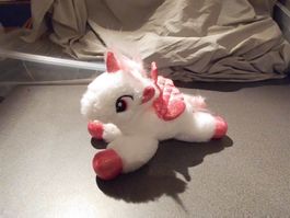 Einhorn weiss/rosa/Glitzer