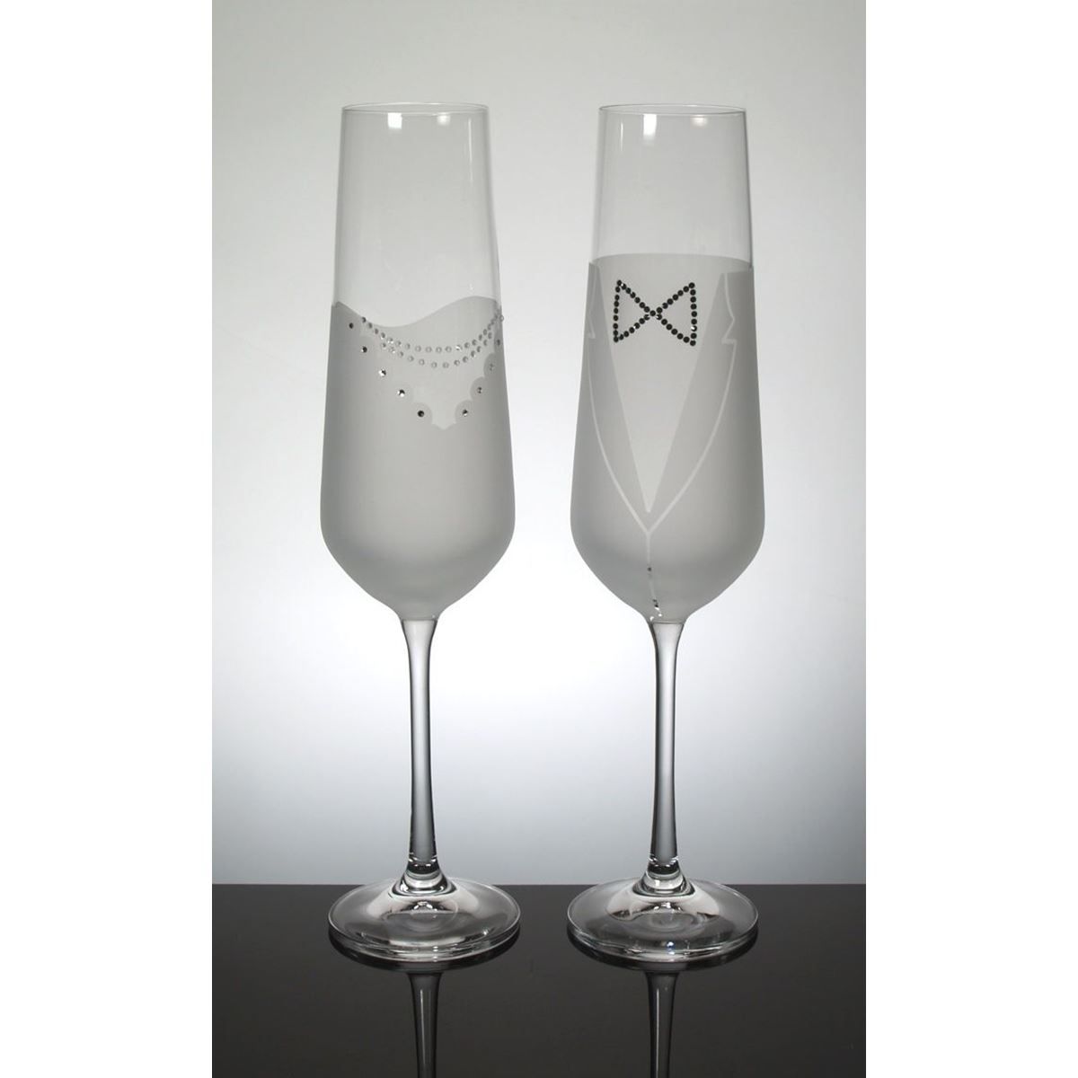 Bicchieri: Sektglas WEDDING 2 Stk, Bohemian Grace – Nuovo e nell'imballaggio originale da Wettingen venduto da kochshop 1