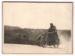 Fotografie Harley Davidson-Motorrad beim