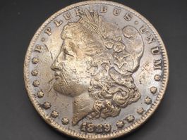 1889-s Morgan Silber Dollar (sehr rar!!!)