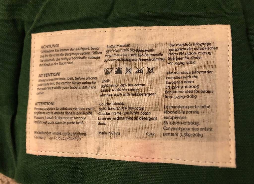 Marsupi portabebè: Porte bébé manduca – Usato da La Sarraz venduto da ann_kaline 2