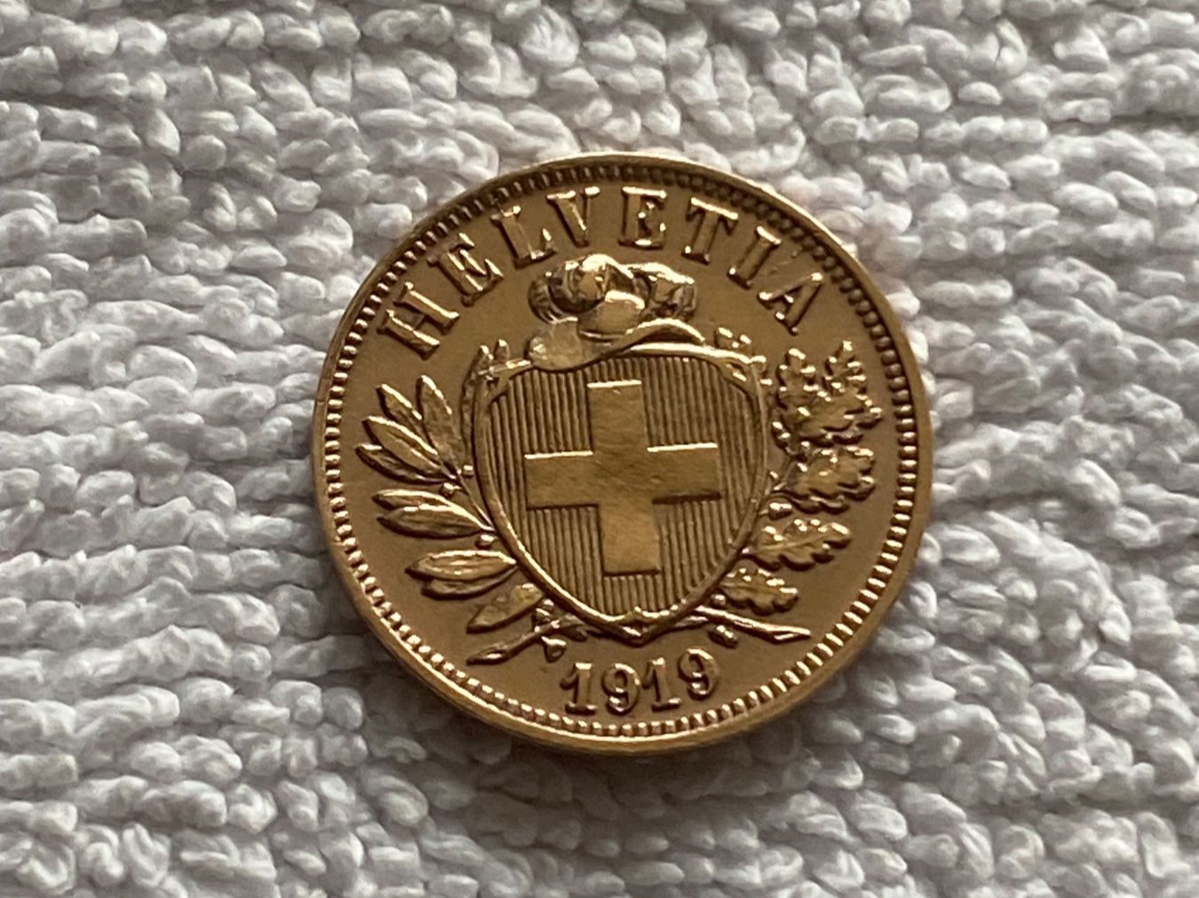 Tutti le monete: 2 centimes/rappen 1919 – Usato da Nyon venduto da Ilmi09