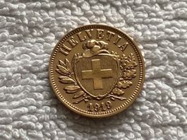 2 centimes/rappen 1919