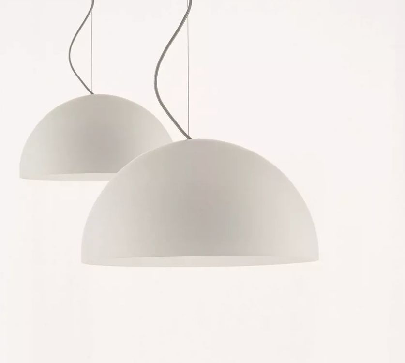 Oluce Lustres & lampes de plafonds: Pendelleuchte Sonora von Oluce in Opalglas | 50cm – D'occasion à Zürich par Soschi-25 5