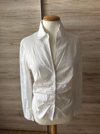 Hemdbluse RENÉ LEZARD Weiss Grösse 38 gutem Zustand