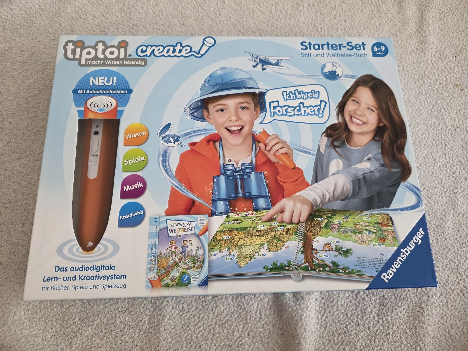 Tiptoi Giochi: Tiptoi Create Starter-Set: Stift & Weltreise-Buch – Usato da Dorf venduto da Echo_Elements