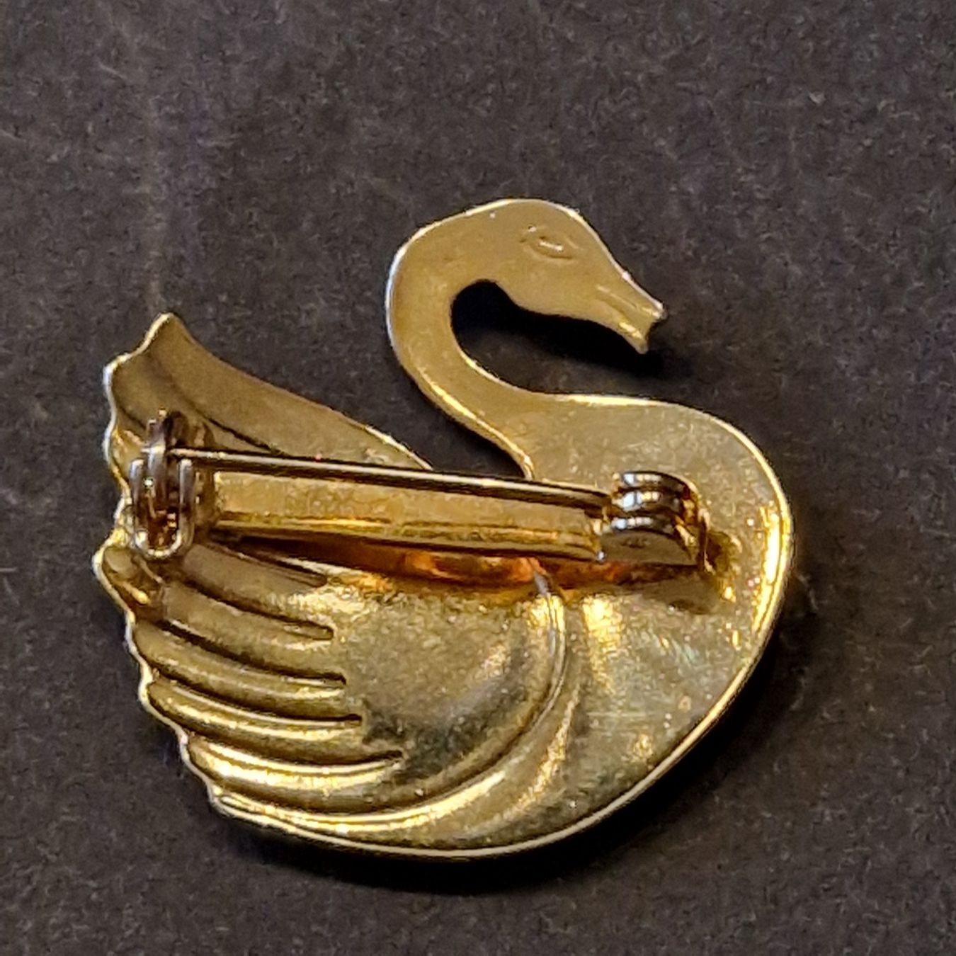 Spille & Fermagli: Goldene Schwan-Brosche, Vintage – Usato da Nänikon venduto da kriki 2