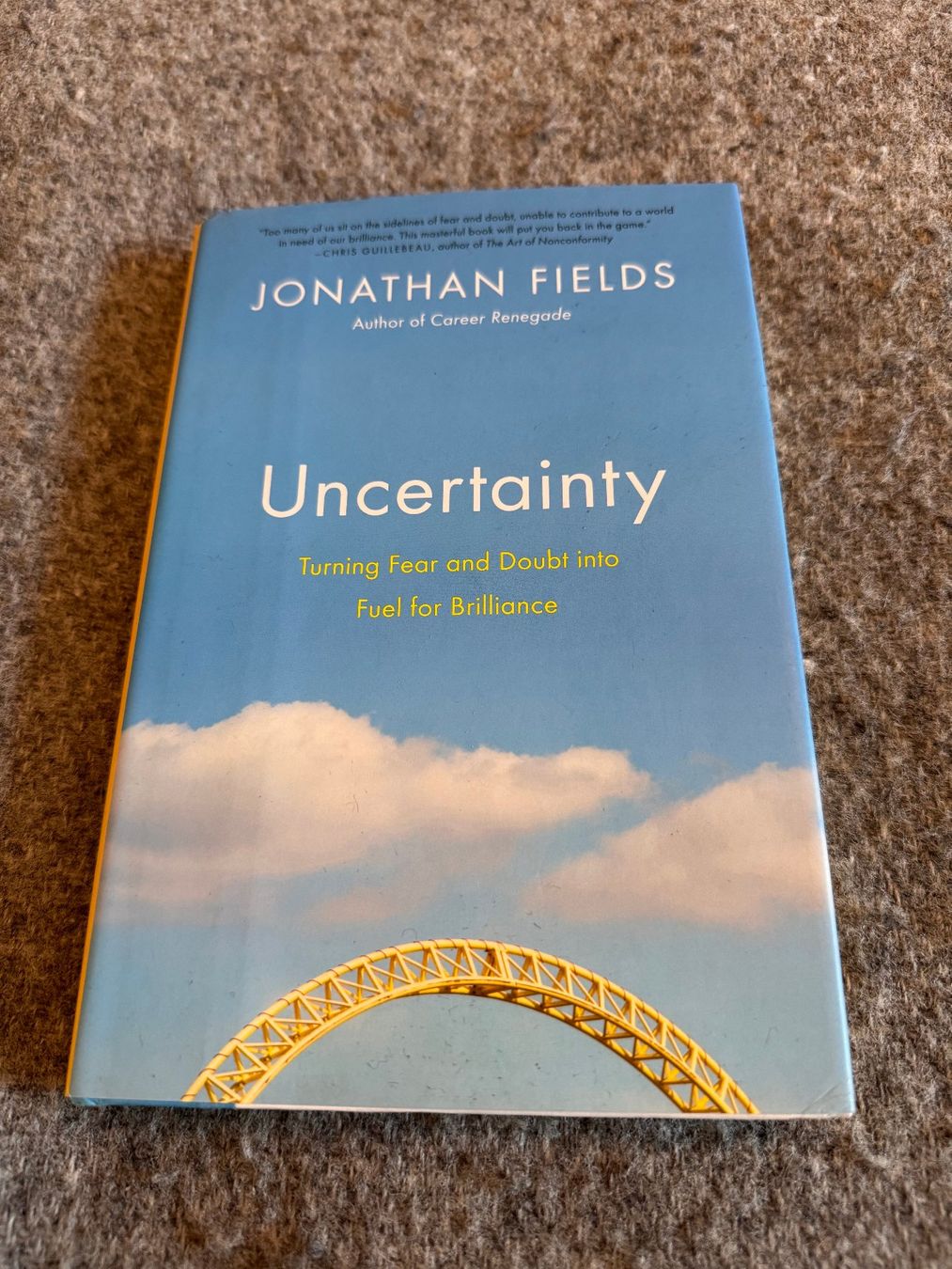 Bücher: Uncertainty - Jonathan Fields – Gebraucht aus Zürich von 411osmanbey