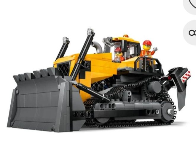 Lego Kit di costruzioni: LEGO Gelber Bulldozer mit Frontlader – Usato da Fällanden venduto da Dverkaufen 3
