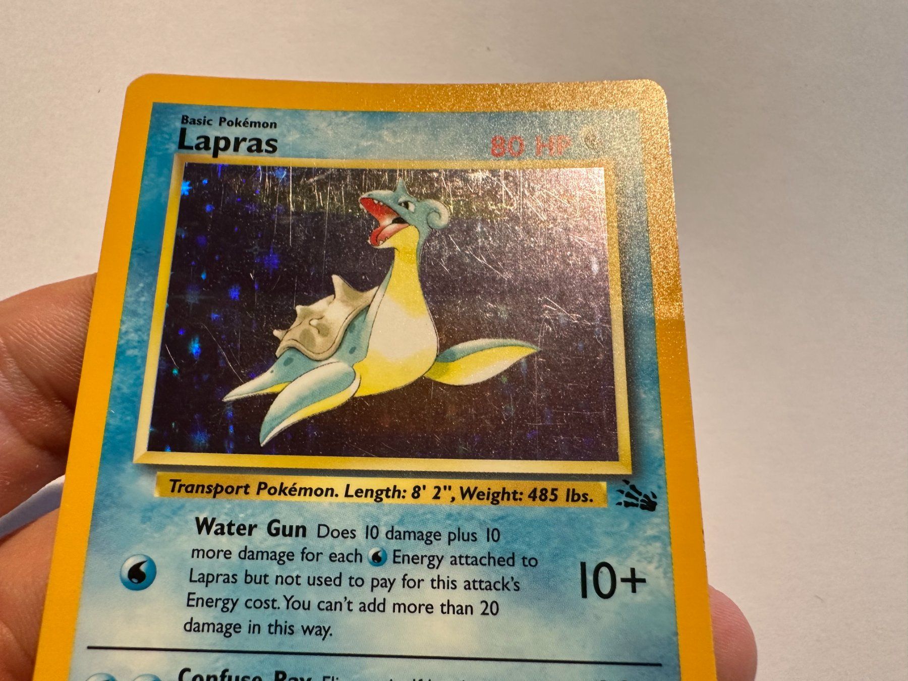Pokémon Carte collezionabili: Lapras holo Fossil EN – Usato da Hagendorn venduto da Pokecollectorch 2