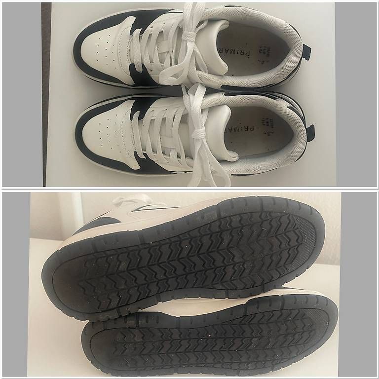 Scarpe da donna: Sneaker weiss/schwarz Gr. 38 Turnschuh – Usato da Reinach BL venduto da present4you 4
