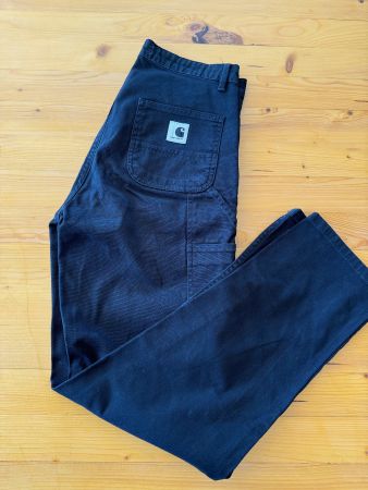 Carhartt Damen Boyfriend Hose Schwarz Gr. 25 Baumwolle