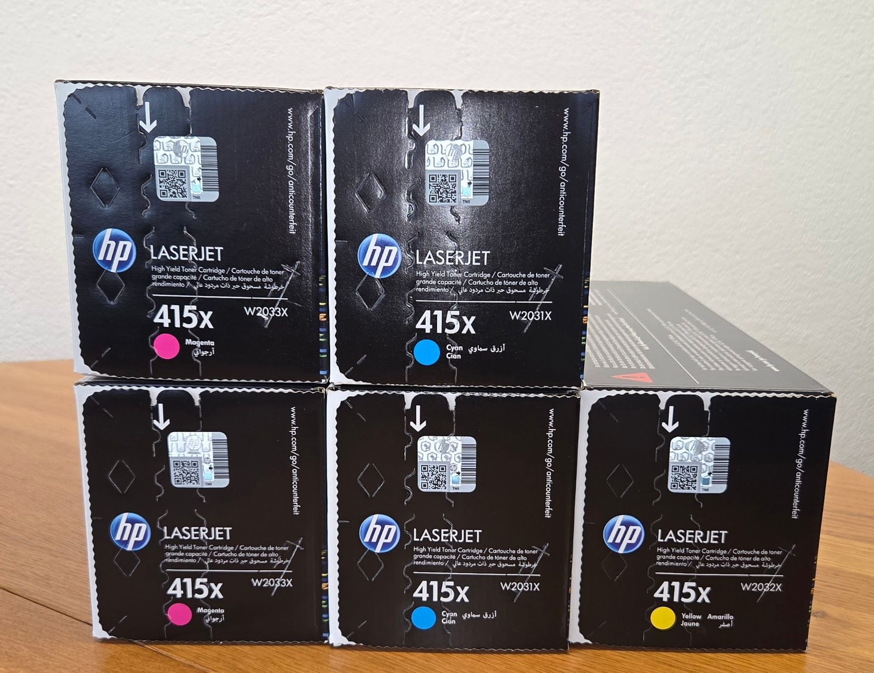 Hewlett Packard Druckerpatronen & Toner: 5 Toner 415X, 1xY, 2xC, 2xM – Neu und originalverpackt aus Auenstein von Suzuki-17 2