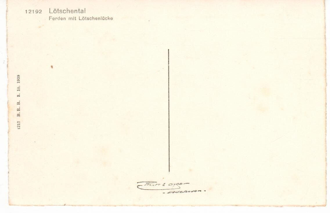 Cartoline postali: Lötschental – Usato da Wolhusen venduto da Curver9 1