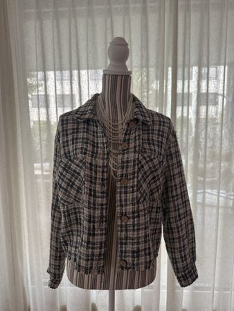 Tweed Jacke 🩵