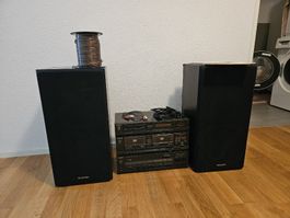 Technics Hi-Fi Anlage mit Boxen
