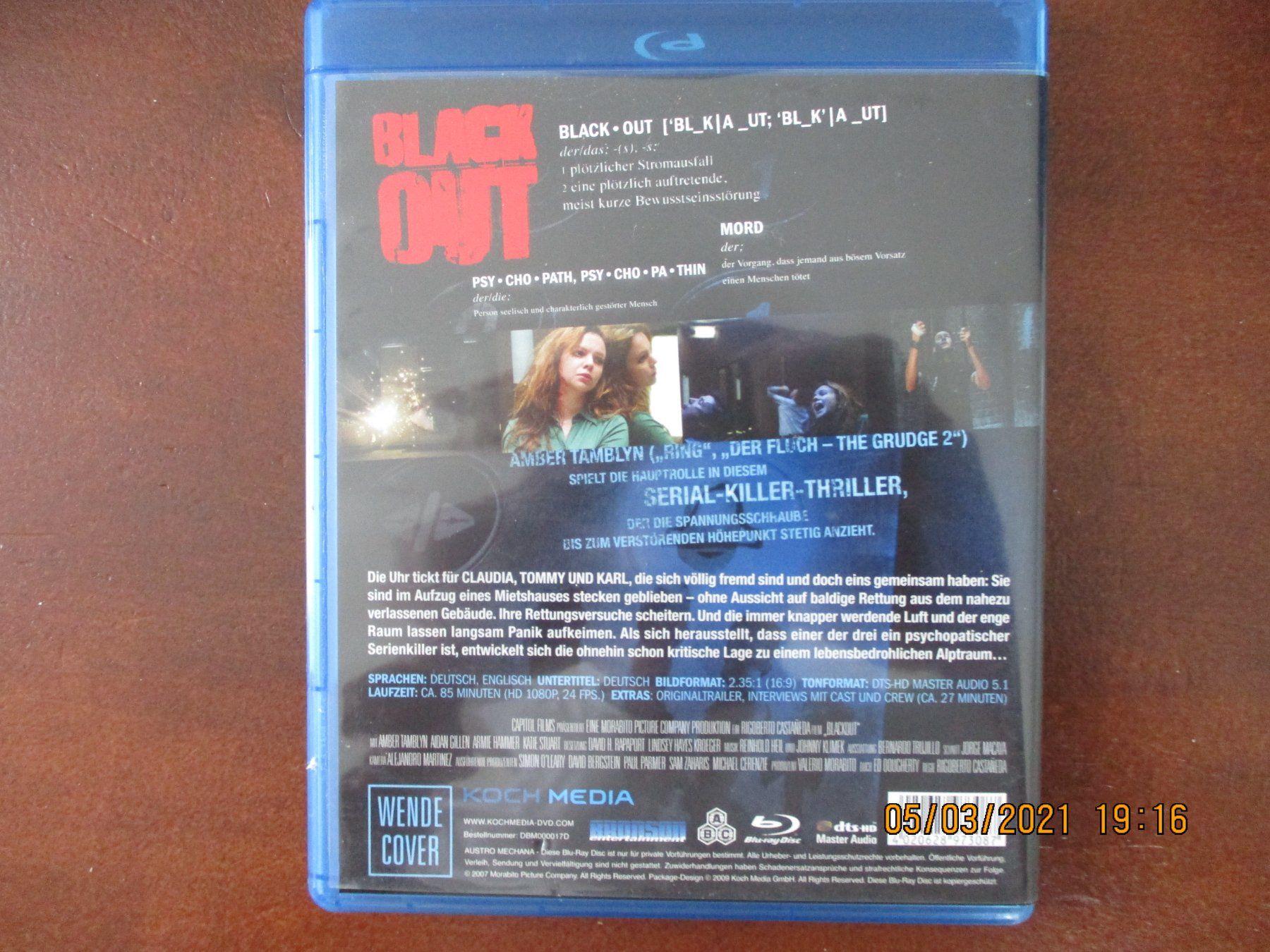 Tutti i DVDs: Blackout – Usato da Liestal venduto da Disc-Point 1